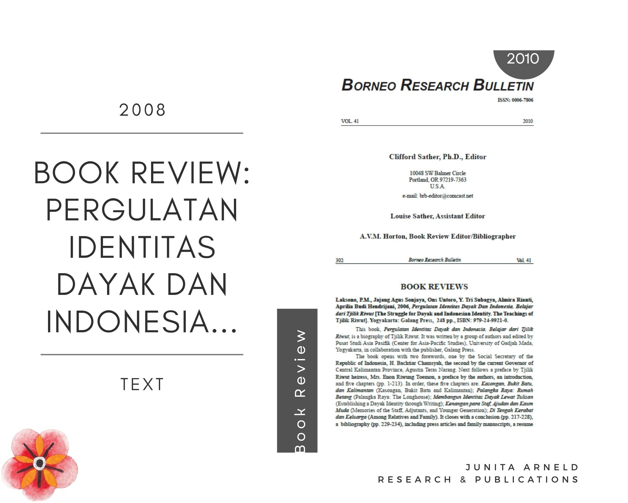 Cover — Pergulatan Identitas Dayak dan Indonesia. Belajar dari Tjilik Riwut